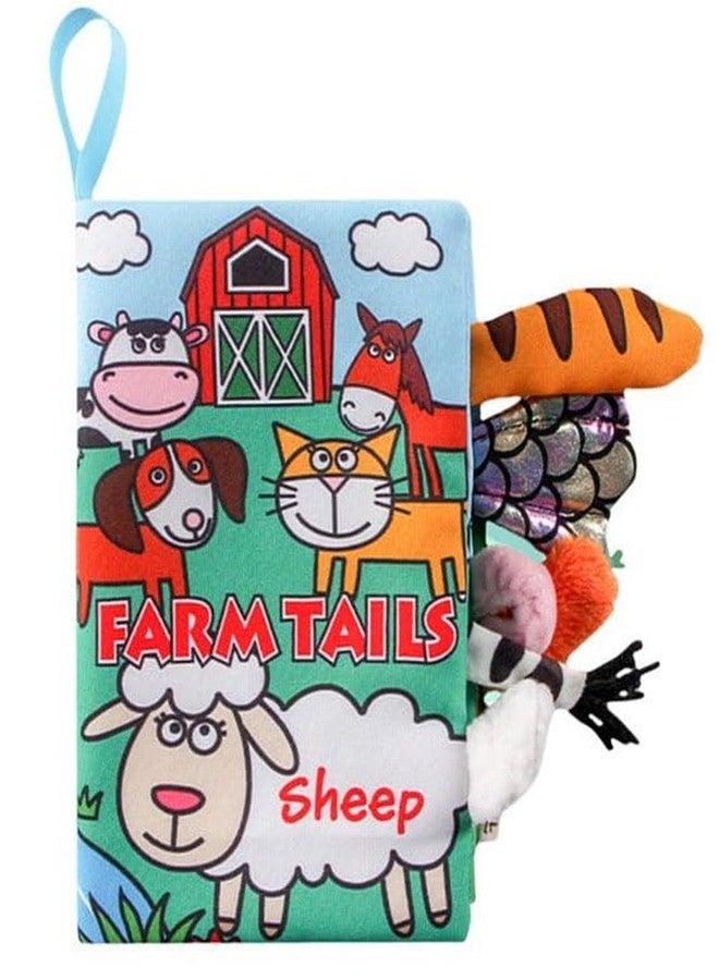 BeFunky كتاب قماشي للأطفال من بي فانكي، كتاب صور ثلاثي الأبعاد ناعم وكتاب يصدر صوت طقطقة للأطفال من عمر 0 إلى 12 شهرًا، لعبة تعليمية حسية مونتيسوري للأولاد والبنات (خروف)، متعدد الألوان - Image 1